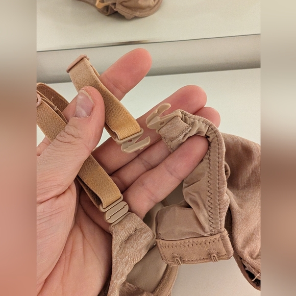 Marled Beige Unlined Semi Demi Victoria's Secret Bra - 32DD - Picture 3 of 3